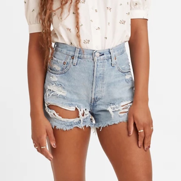 Levi's Pants - Levi's 501 High Rise Women's Denim Shorts